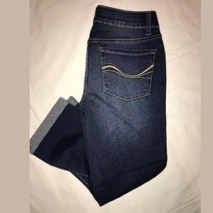 SO-Women-s-Size-7-Cropped-Capri-Jeans-Stretchy